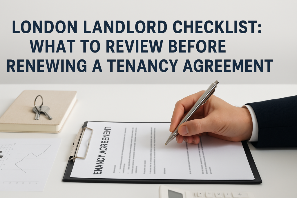 London Landlord Checklist: What to Review Before Renewing a Tenancy Agreement